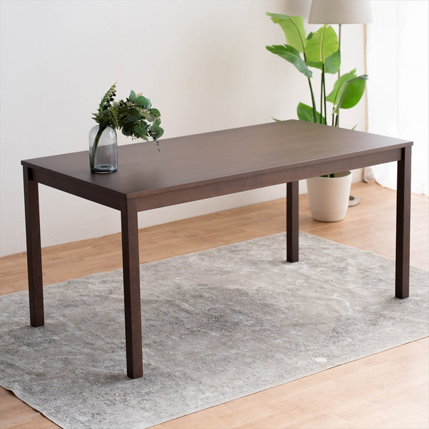 DTジャンブル01&nbsp;ダイニングテーブル&nbsp;150&nbsp;ビーチ&nbsp;ウォールナットブラウン&nbsp;単品