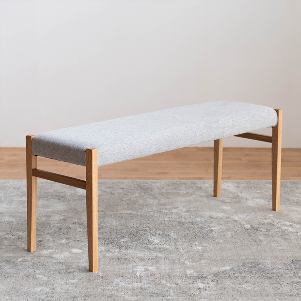 BCジャンブル01&nbsp;ベンチ&nbsp;オーク&nbsp;アネルカグレー&nbsp;1脚&nbsp;単品&nbsp;チェア&nbsp;椅子