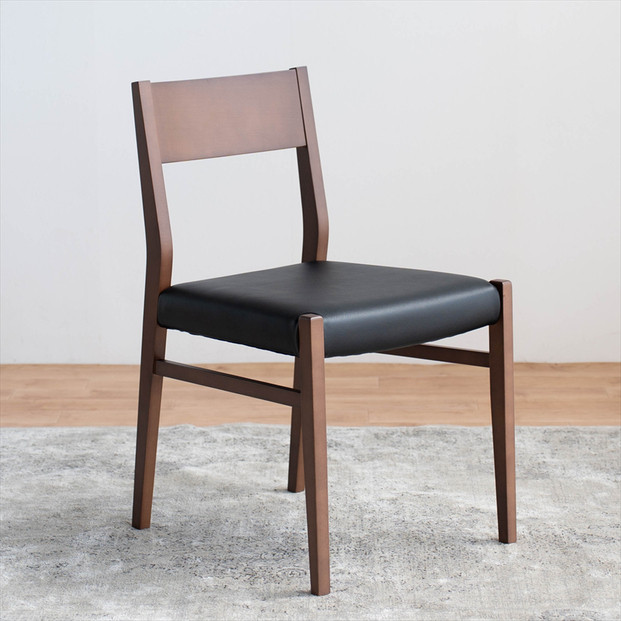 DCジャンブル01&nbsp;ダイニングチェア&nbsp;ビーチウォールナットブラウン&nbsp;オールマイティブラック&nbsp;1脚&nbsp;単品&nbsp;チェア&nbsp;椅子