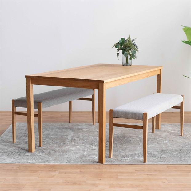 DT01&nbsp;BC01&nbsp;3点&nbsp;ダイニングセット&nbsp;オーク&nbsp;アネルカグレー&nbsp;テーブル&nbsp;ベンチ