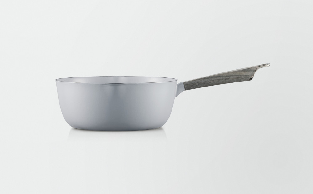 VERMICULAR YUKIHIRA 20cm ＆ドロップリッド＆専用ステンレスリッド（オイスターグレー） | 鍋 なべ 雪平鍋 調理器具 キッチン用品 VERMICULAR 鋳物ホーロー鍋 片手鍋 日本製 ガス火 ガス IH IH対応 和食 煮込み みそ汁 高級 おしゃれ ギフト プレゼント 人気 おすすめ 送料無料