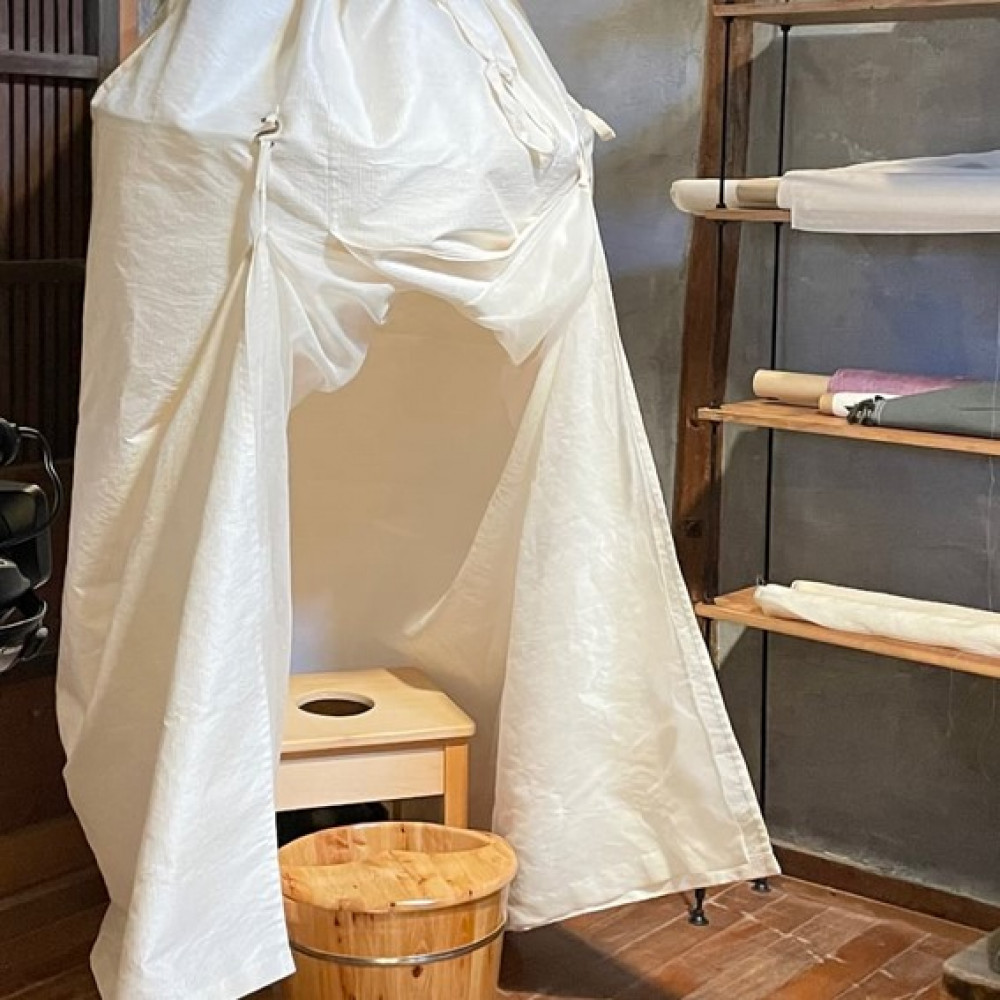 【南砺市】松井機業　城端絹ハーブテント体験30分チケット