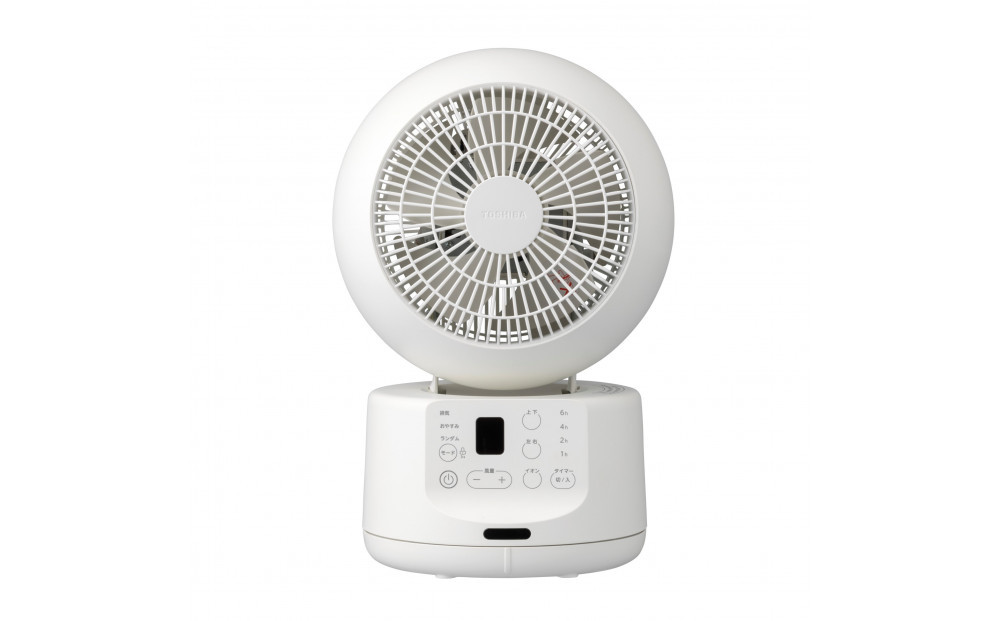 東芝 DCサーキュレーター　ワイド3D首振り　カンタンお手入れ　持ち運び簡単 TFC-15DT28(W)
