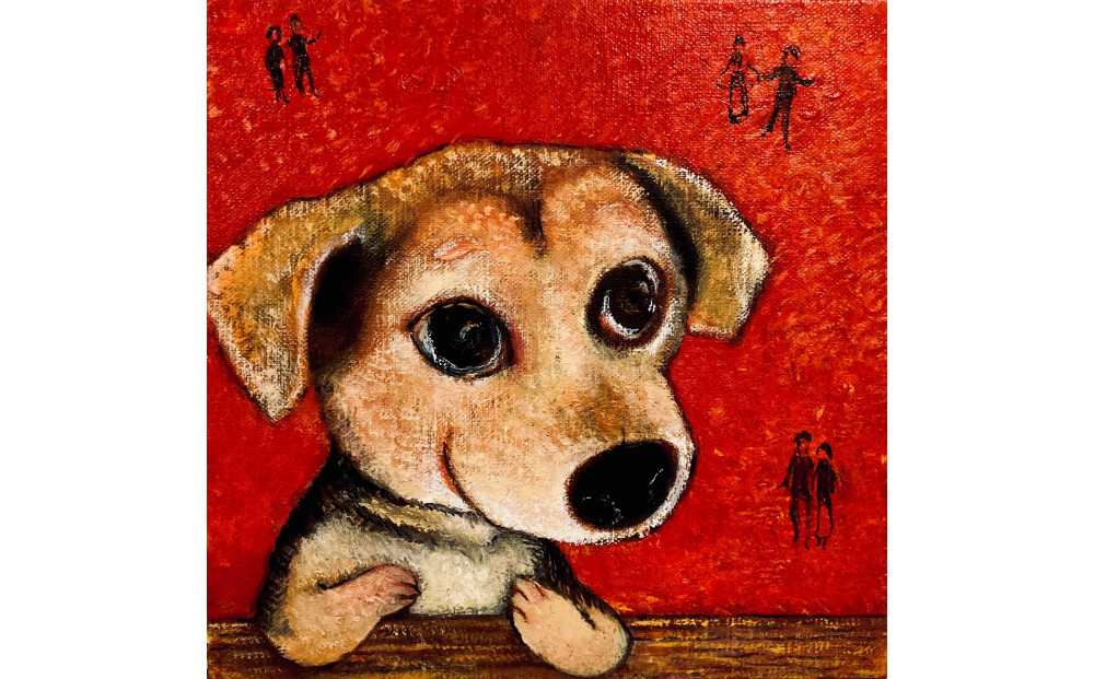 アーティストが描く愛しいペットのポートレート　SSM号