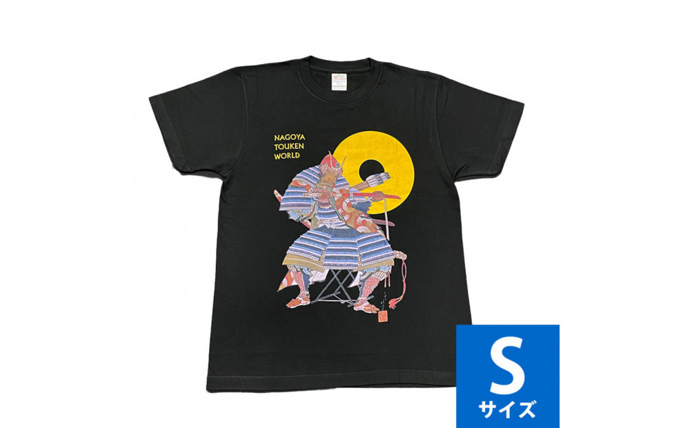 オリジナル【加藤清正Tシャツ】Ｓサイズ（ブラック）／名古屋刀剣博物館