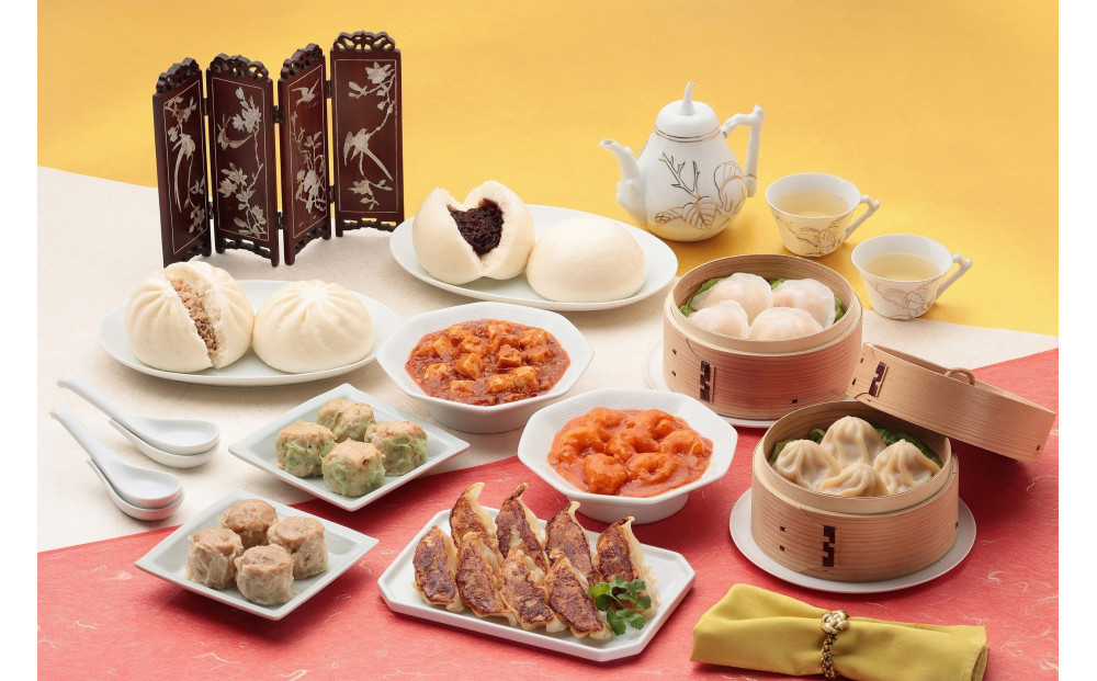 横浜中華街・重慶飯店　「クイーン」&nbsp;点心料理セット9種（冷凍）　