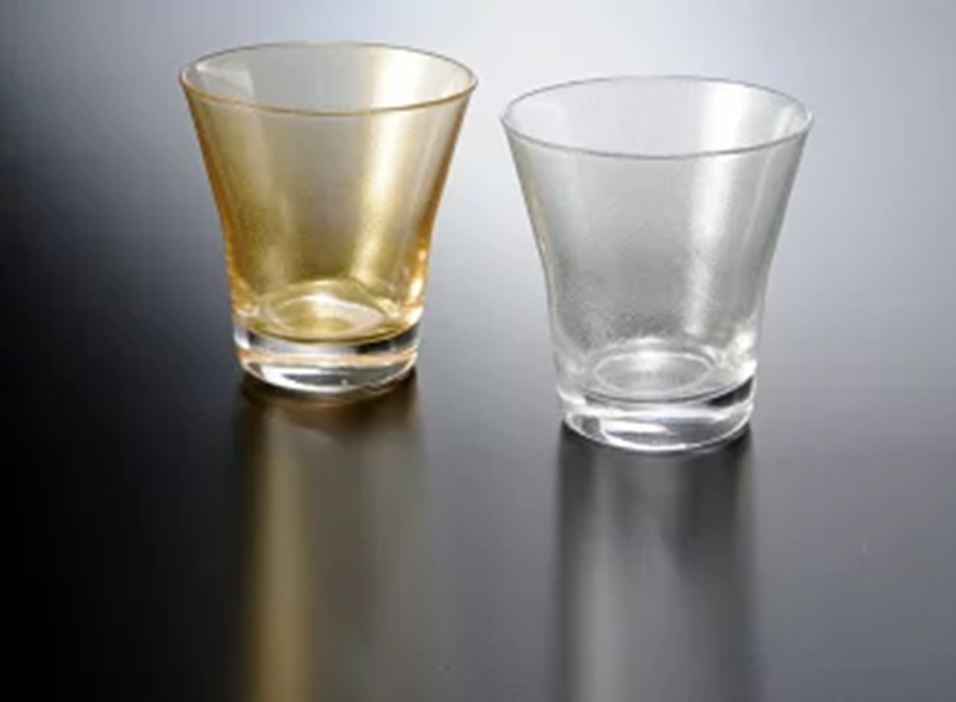 みよし漆器本舗&nbsp;ペアグラス&nbsp;紀州塗り&nbsp;ぬりもん&nbsp;de&nbsp;Verre&nbsp;フリーグラス&nbsp;涼金・涼銀&nbsp;210ml