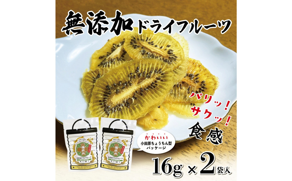 無添加ドライフルーツ(キウイ)16g×2袋入【 神奈川県小田原市 】