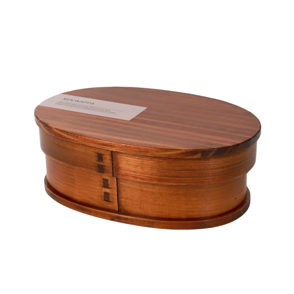 みよし漆器本舗&nbsp;曲げわっぱ&nbsp;お弁当箱&nbsp;600ml&nbsp;約17.5×11.5×高さ6.5cm&nbsp;小判型&nbsp;MIN&nbsp;WAPPA&nbsp;ピンク&nbsp;漆塗り