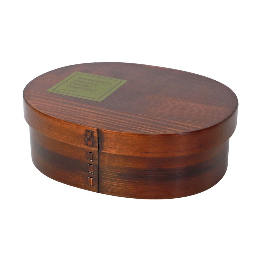 	みよし漆器本舗&nbsp;曲げわっぱ&nbsp;お弁当箱&nbsp;600ml&nbsp;約17.5×11.5×高さ6.5cm&nbsp;小判型&nbsp;一段&nbsp;まげわっぱ&nbsp;弁当箱&nbsp;1段&nbsp;グリーン&nbsp;漆塗り