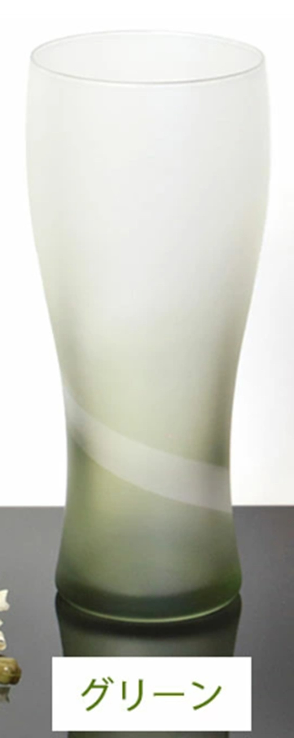 みよし漆器本舗&nbsp;ぬりもん&nbsp;de&nbsp;Verre&nbsp;ビアグラス&nbsp;単品&nbsp;335ml&nbsp;シルキーライン&nbsp;紀州塗り&nbsp;グリーン