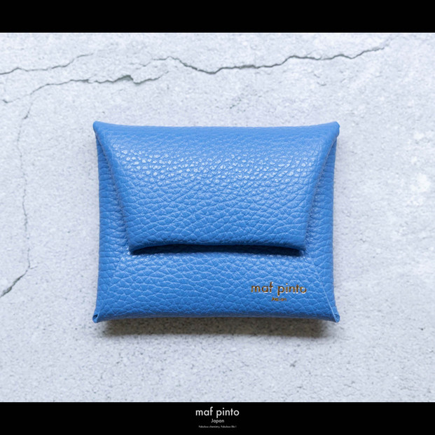 maf&nbsp;pinto&nbsp;(マフ&nbsp;ピント)&nbsp;ミニ財布&nbsp;コンパクト&nbsp;ウォレット&nbsp;小型&nbsp;小銭入れ&nbsp;カードケース&nbsp;レザー&nbsp;本革&nbsp;57フレッシュブルー