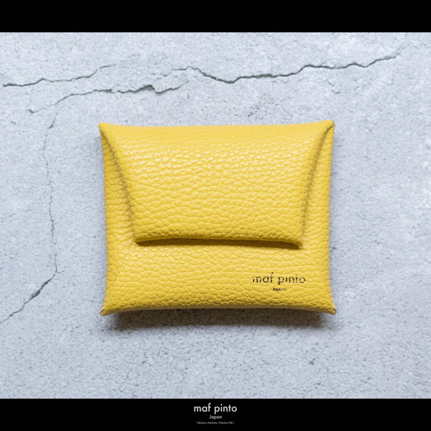 maf&nbsp;pinto&nbsp;(マフ&nbsp;ピント)&nbsp;ミニ財布&nbsp;コンパクト&nbsp;ウォレット&nbsp;小型&nbsp;小銭入れ&nbsp;カードケース&nbsp;レザー&nbsp;本革&nbsp;52ライトイエロー
