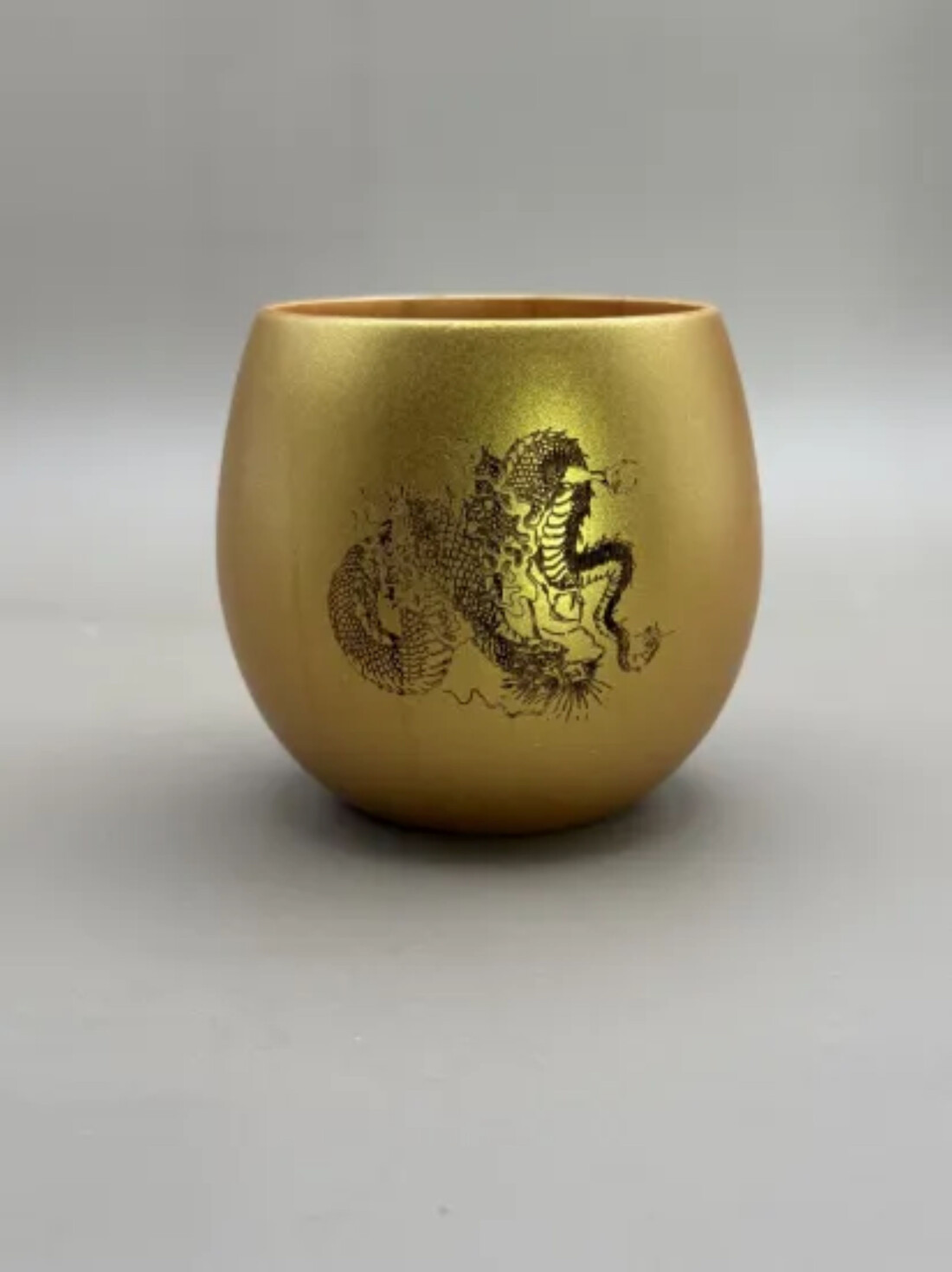 コーヒーカップ 金龍・銀龍 2個セット（桐箱入り）［NF116］