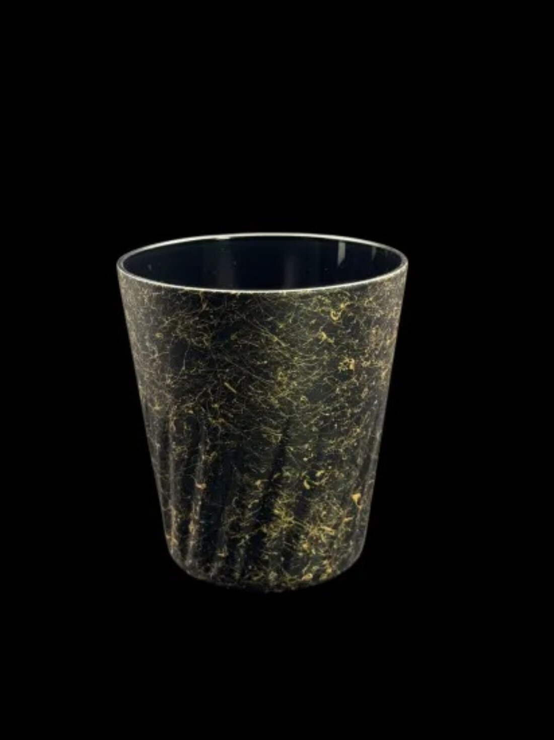 ロックグラス315 乱糸(マット仕上げ)漆黒