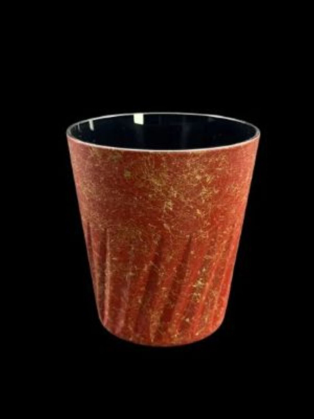 ロックグラス315 乱糸(マット仕上げ)本朱