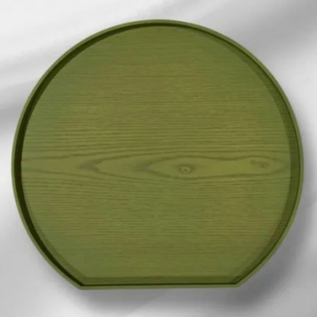 半月トレイ 若草色［NF74］