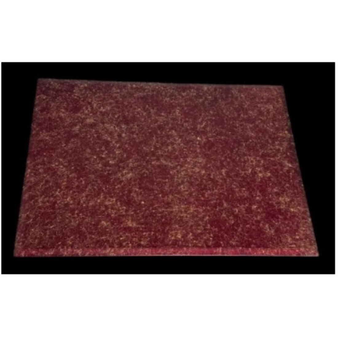 木製 ランチョンマット 乱糸(マット仕上げ) 赤溜［NF62］