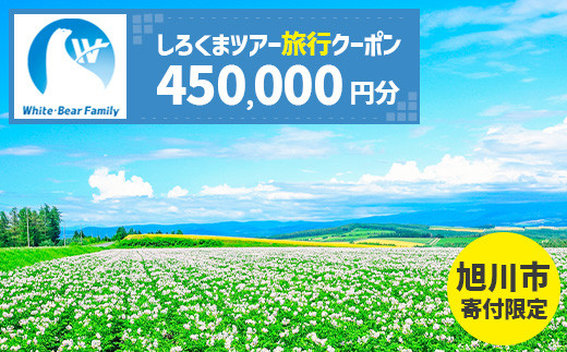 【旭川市】しろくまツアーで利用可能なWEB旅行クーポン&nbsp;(450,000円分)&nbsp;※メール発行&nbsp;&nbsp;【&nbsp;旅&nbsp;旅行&nbsp;トラベル&nbsp;予約&nbsp;国内旅行&nbsp;ホワイト・ベアーファミリー&nbsp;宿泊&nbsp;観光&nbsp;体験&nbsp;旅行券&nbsp;宿泊券&nbsp;旅行予約&nbsp;ホテル&nbsp;旅館&nbsp;チケット&nbsp;子供&nbsp;子連れ&nbsp;カップル&nbsp;家族&nbsp;人気&nbsp;おすすめ&nbsp;旅行クーポン&nbsp;オンライン&nbsp;ネット予約&nbsp;有効期間2年&nbsp;】_05436