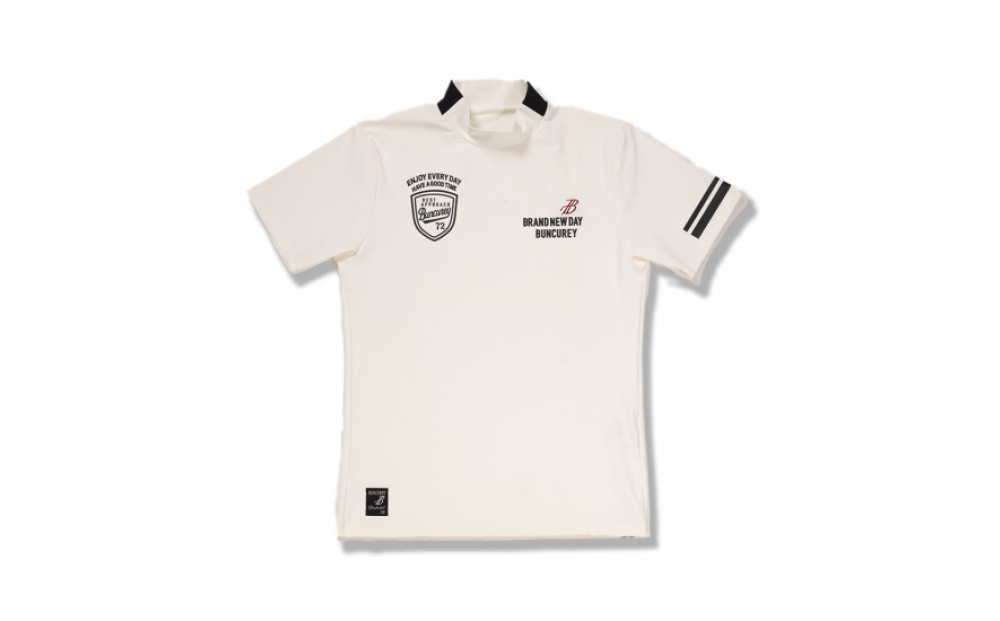 BUNCUREY　ゴルフウェア　半袖モックネック（BM23SS-02-044）オフ／サイズ6
