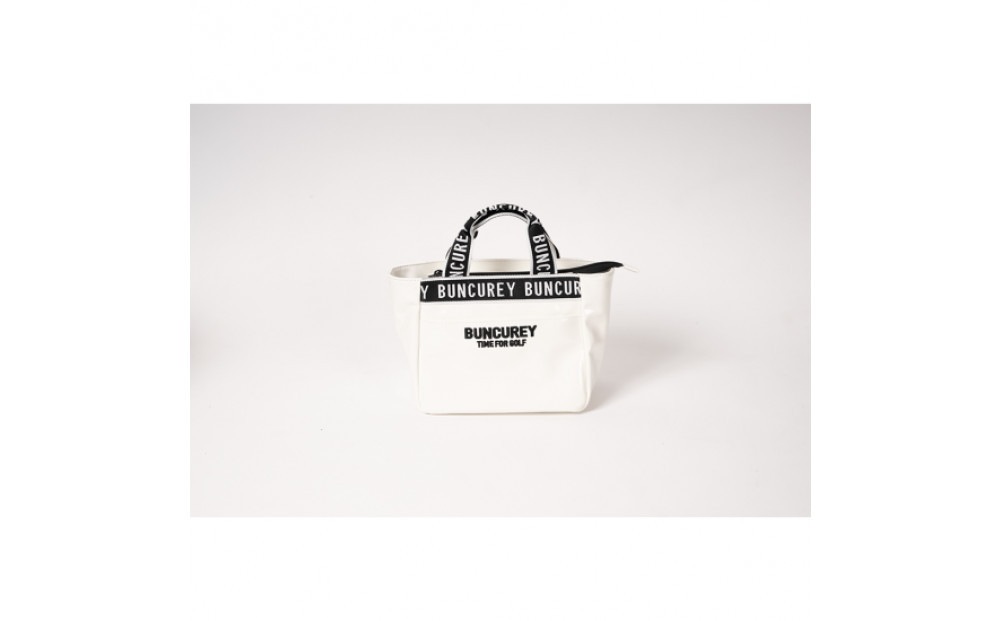 BUNCUREY　エナメルカートバック（BM23SS-17-037）〈ホワイト〉