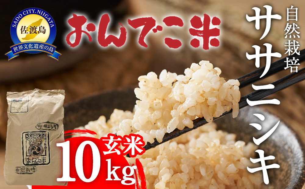 【令和7年産】自然栽培ササニシキ玄米10キロ【2025年10月中旬より順次発送】