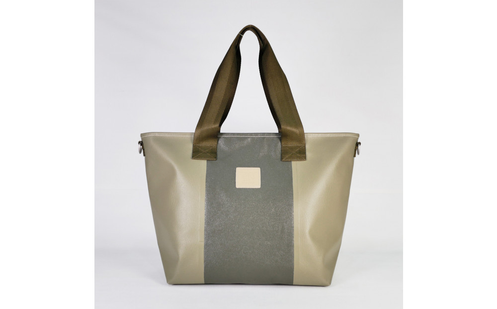 TENT&nbsp;BAG&nbsp;RYAN.02　防水トートバッグ【カーキ】