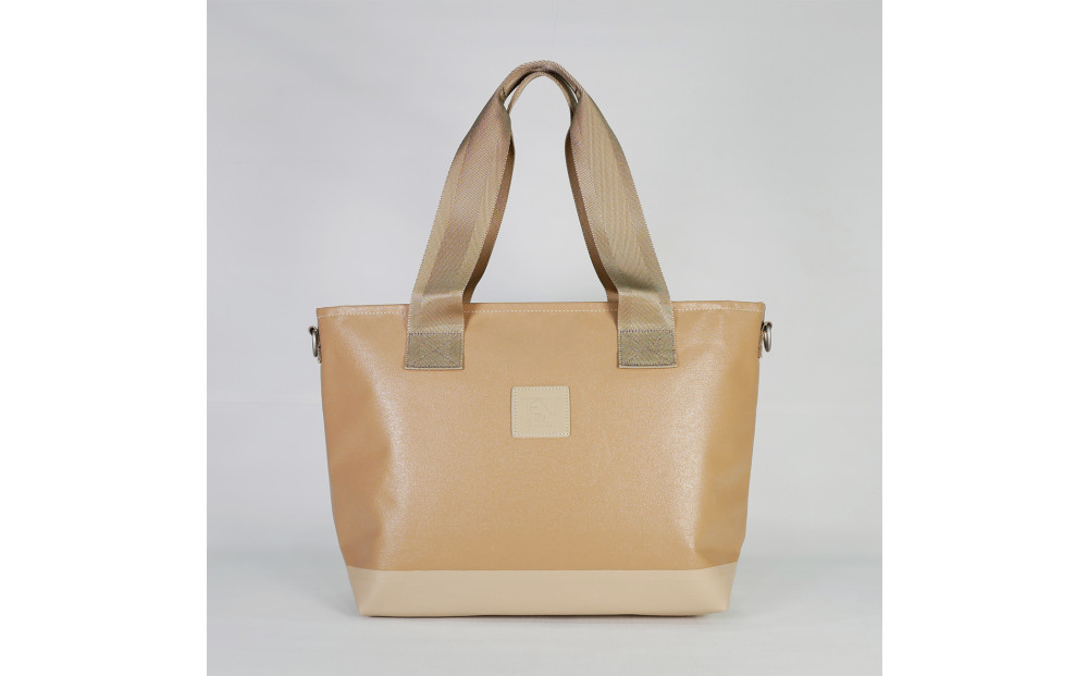 TENT&nbsp;BAG&nbsp;KEVINI.04　防水トートバッグ&nbsp;A4サイズ【ベージュ】