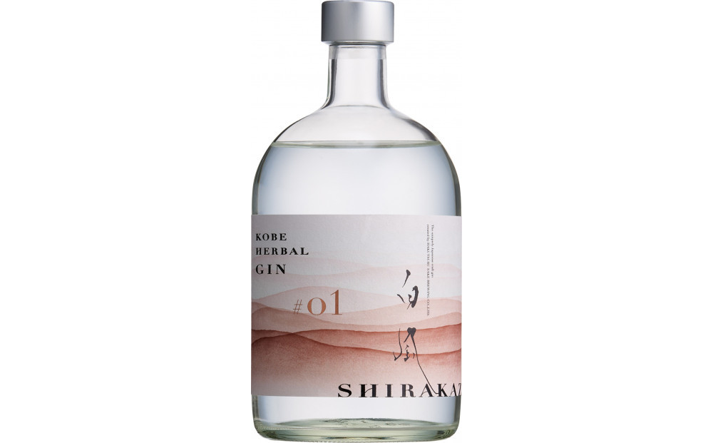 白鶴&nbsp;KOBE&nbsp;HERBAL&nbsp;GIN&nbsp;白風&nbsp;(しらかぜ）#01&nbsp;700ml瓶&nbsp;（化粧箱付き）