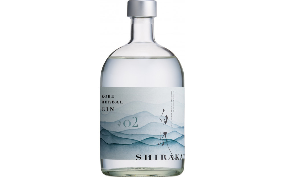 白鶴 KOBE HERBAL GIN 白風 (しらかぜ）#02 700ml瓶 （化粧箱付き）