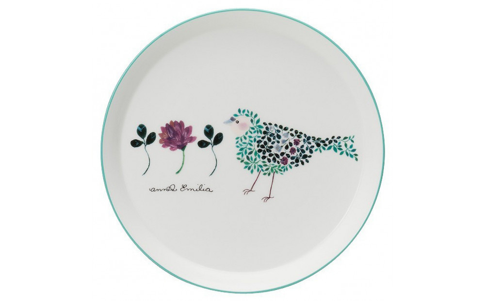 ナルミ アンナエミリア プレート(とり) 19cm 51950-5644P