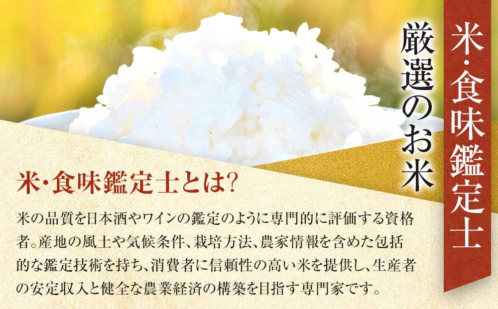定期便全6回】【令和7年産新米】【食味鑑定士厳選】 鳥取県産