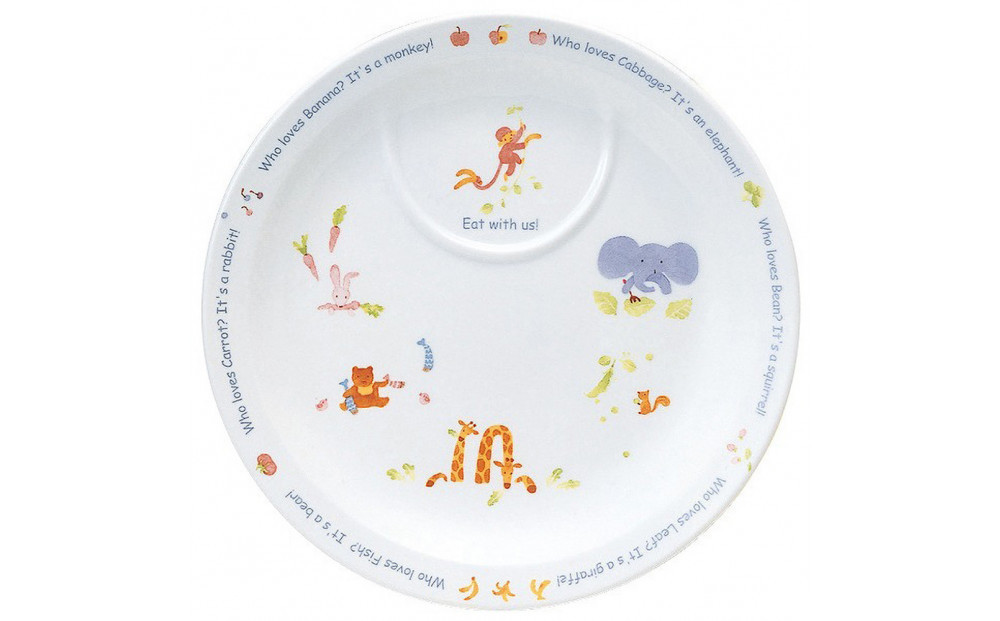ナルミ みんなでたべよっ！ プレート 22cm 40433-1012