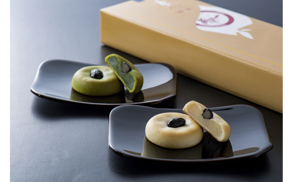 【リッチフィールド】「にほんの母より」丹波みるく黒豆萬 （洋風まんじゅう　8個入）