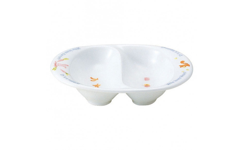 ナルミ みんなでたべよっ！ 離乳皿 14cm 40433-3322