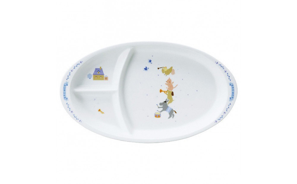 ナルミ ブレーメン キッズプレート 28cm 7980-5554
