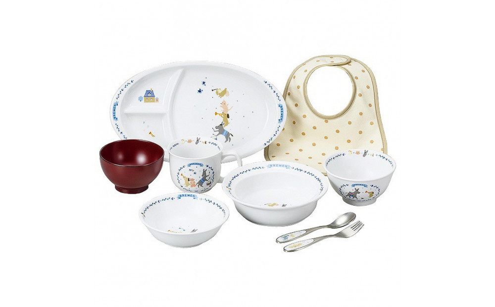 ナルミ ブレーメン まんてんセット(ブルー) 9点セット 7980-33301