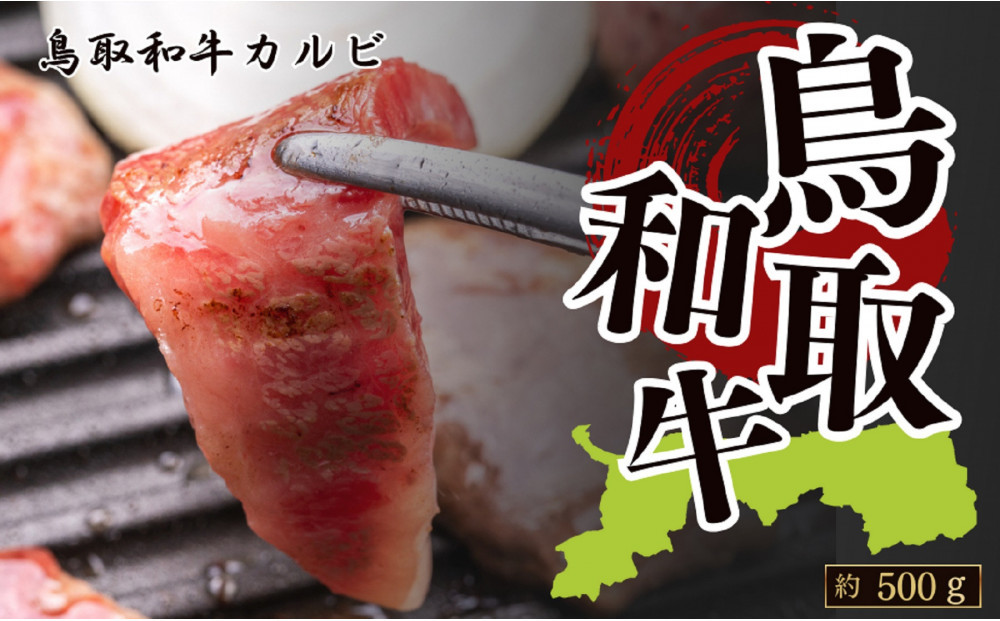 鳥取和牛カルビ　約500g