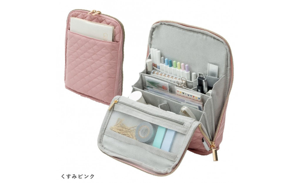 Y-Style 手帳が入るペンケース Mサイズ【くすみピンク】