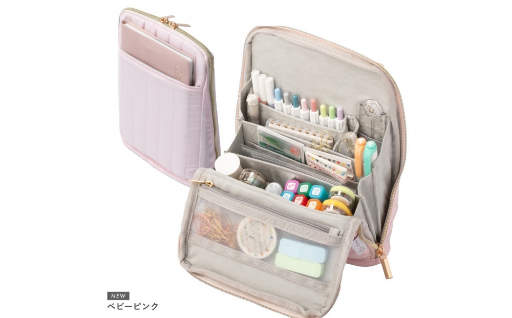 Y-Style 手帳が入るペンケース Mサイズ【ベビーピンク】