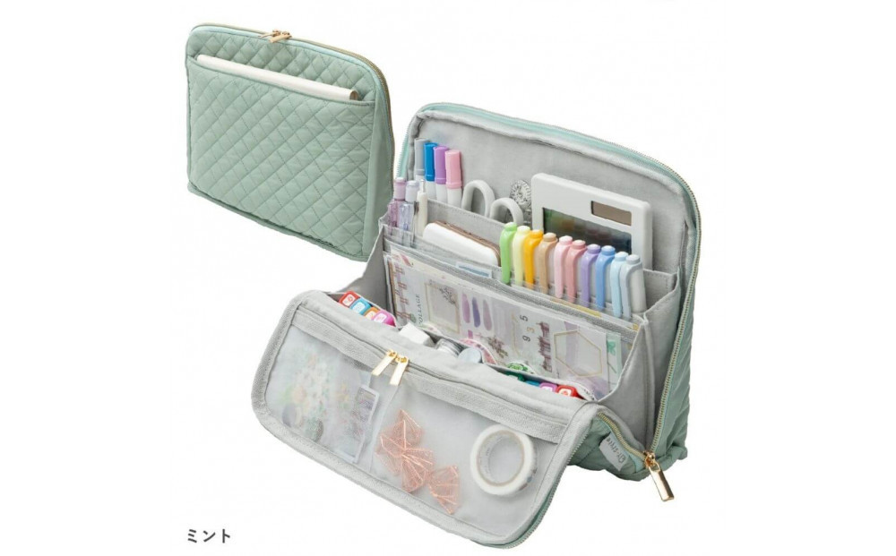 Y-Style 手帳が入るペンケース Lサイズ【ミント】
