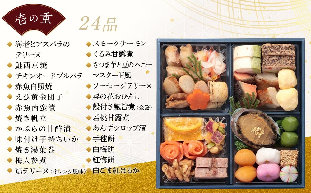 オークスカナルパークホテル富山】 2026年 冷蔵 おせち料理 二段重「幸