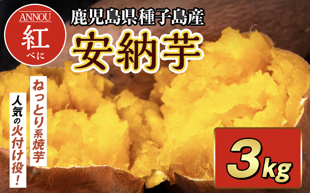 種子島産安納紅いも3kg&nbsp;2S～Sサイズ&nbsp;（61g～150g）野菜類&nbsp;じゃがいも・サツマイモ&nbsp;サツマイモ&nbsp;種子島&nbsp;安納芋&nbsp;中種子町&nbsp;ふるさと納税&nbsp;返礼品&nbsp;こだわり野菜&nbsp;有機栽培&nbsp;産地直送&nbsp;スイートポテト&nbsp;天然甘味&nbsp;秋の味覚&nbsp;お取り寄せ&nbsp;ギフト&nbsp;おやつ用&nbsp;料理用