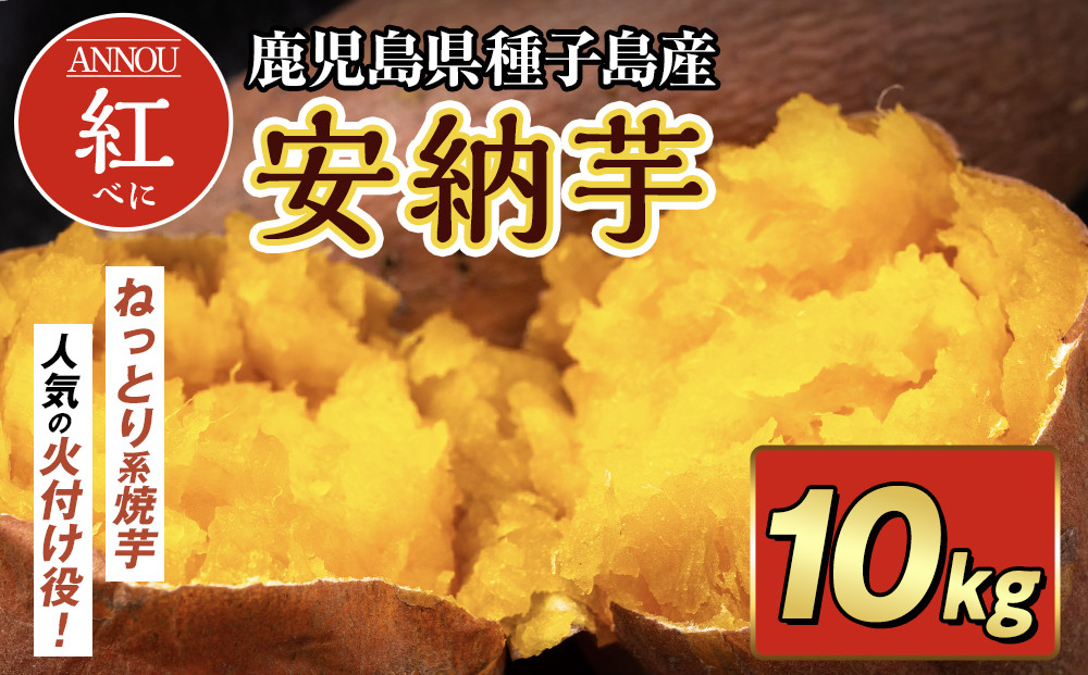 種子島産安納紅いも10kg&nbsp;2S～Sサイズ（61g～150g）