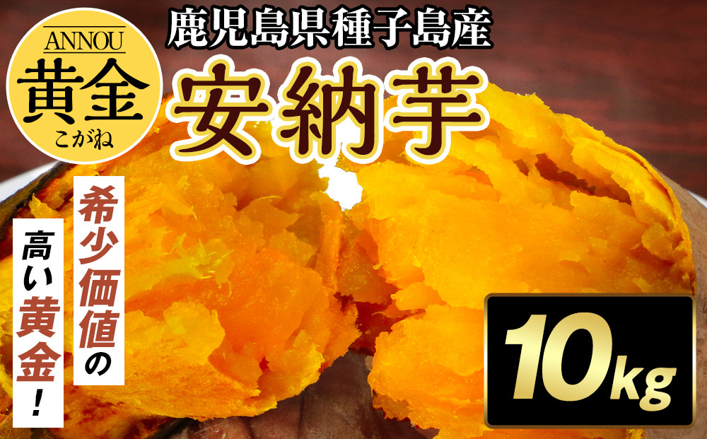 種子島産安納黄金いも10kg&nbsp;2S～Sサイズ（61g～150g）