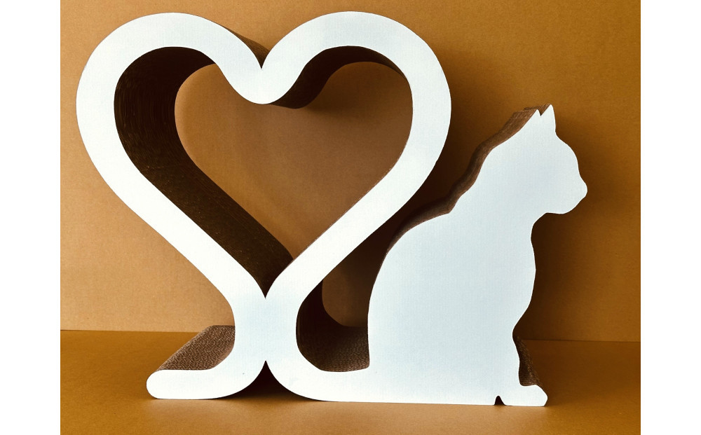 ねこの爪とぎ　しっぽCT　カラー；ホワイト【&nbsp;ペット用品&nbsp;爪とぎ&nbsp;神奈川県&nbsp;小田原市&nbsp;】