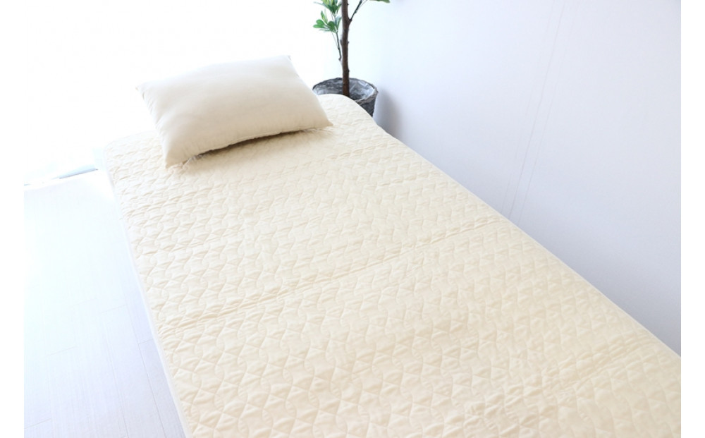 沐布 持続冷感敷パッド シングルサイズ 1枚入 100cm × 205cm