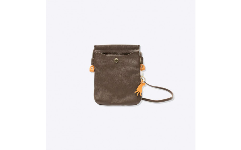 aoneco口バネサコッシュ【モカ】