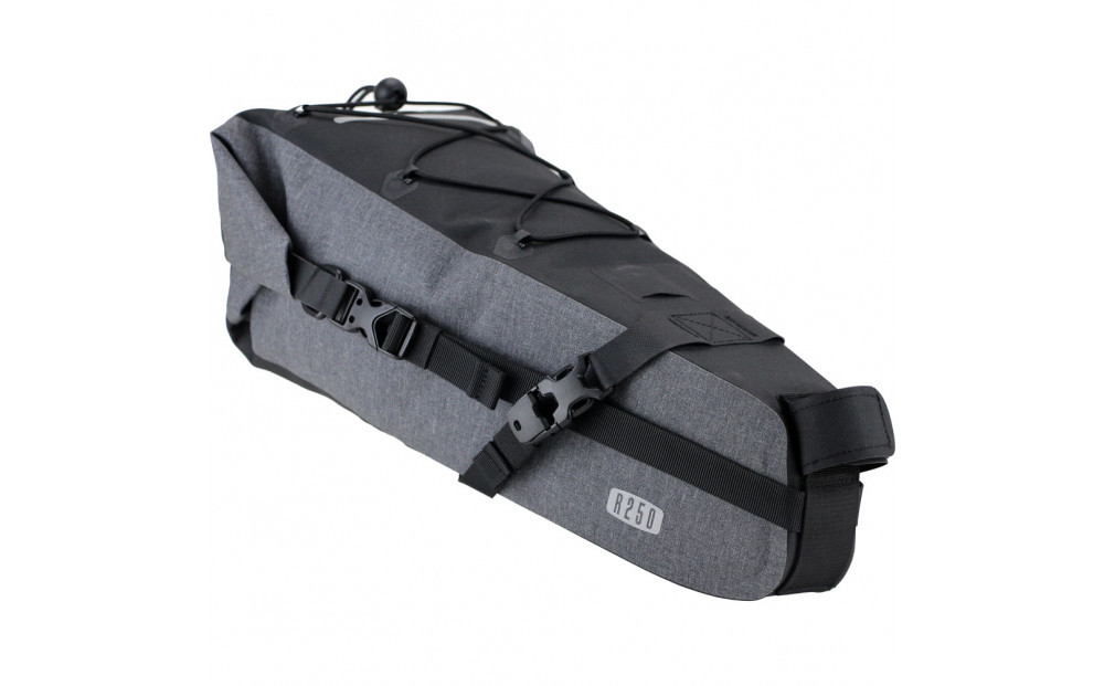 R250&nbsp;防水サドルバッグ2&nbsp;&nbsp;ハイブリッド&nbsp;ラージ&nbsp;グレー/ブラック