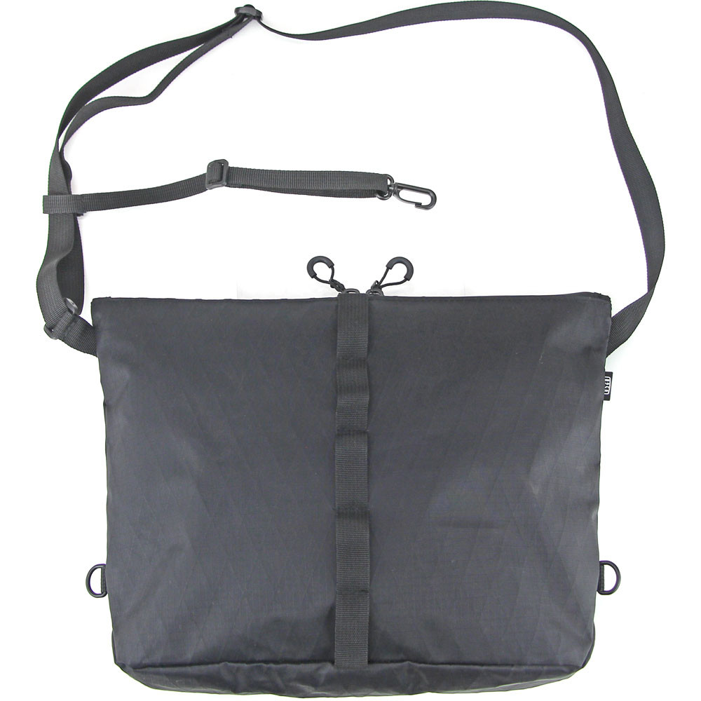 R250&nbsp;サコッシュ3&nbsp;ファスナー付き&nbsp;&nbsp;アーガイルリップストップ&nbsp;&nbsp;カラー:ブラック